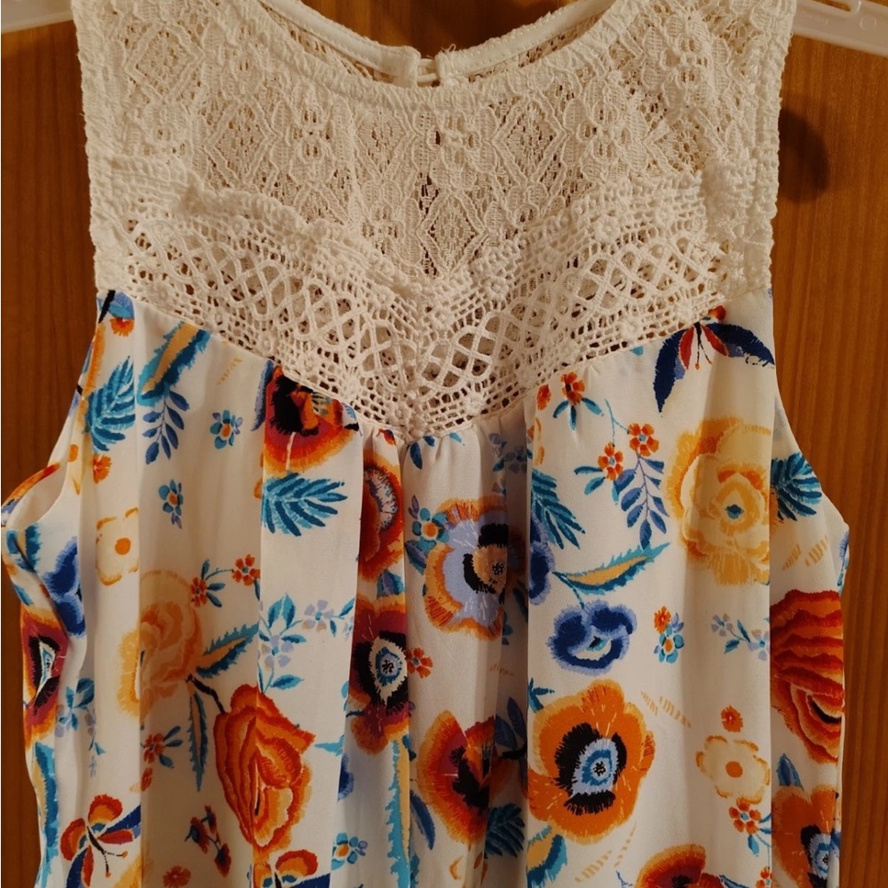 As U Wish White Lace Detail Dress